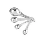 DreamBasket Stainless Steel (Set of 4) Measuring Spoon for Kitchen