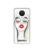 Casotec Girl Design Printed Silicon Soft TPU Back Case Cover for Nokia G20