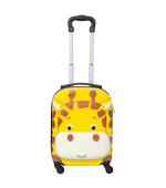 Polo Class Zoo Giraffe Hard-Sided Polycarbonate Kids Trolley Bag -18 Inches
