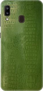 SRG INFOTECH Samsung Galaxy A20 Mobile Skin (Green)