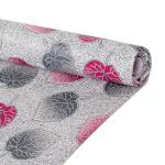 Agroha PVC Wardrobe and Kitchen Cupboard Cum Shelf Mat Liner, Printed (Grey, 5 Meters)