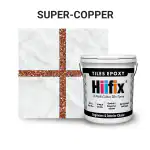 Hiifix Heavy Epoxy Grout for Tiles Gap Filling and Waterproofing for Home Use, Tile Grout and Sealant for Tiles 5kg Super- Copper