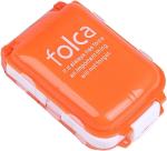 SHG ENTERPRISE Medicine Box Mini Vitamin Pill Tablet Case Organizer Pill Box with 8 Compartments- Moisture Proof, Made of Food Grade Cereal Fiber, BPA free Ideal for Travel, Pocket, Purse, Daily Pill Case