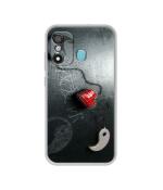 Casotec Chinnese Yin and Yang Design Printed Silicon Soft TPU Back Case Cover for Itel A27