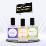 Buy 1 for 899/-, Buy 3 for 1299/-, Rareaze Radiance, Shine, Passion, Eau De Parfum - 50ml