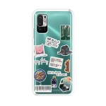 Emble Label Enjoy Today Soft Silicone Case For Poco M3 Pro 5G ( TPU | Soft , Poco M3 Pro 5G | Multicolor )