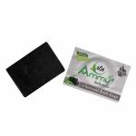 Ammu Naturals - Herbal Handmade Charcoal Soap For Deep Pore Cleansing and Flawless Skin - 100gms