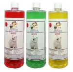 SWACCH Shampoo Specially FORMULATED for Spitz (1 Litre) (Combo Pack of 3) Jasmine, NEEM ALOVERA & Lemon