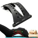 Shopeleven Back Stretcher With Magnetic Acupressure Points | Stretcher for Back Pain Relief & Posture Support | Adjustable with Chair Strap | Durable ABS Material | 96 Pressure