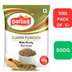Darling Cumin Powder 500g (Pack Of 10, Each 50gm) (Jeera Powder | Zeera Powder | Seeraga Powder | No Added Colour & Preservatives)
