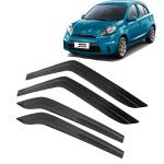 Kingsway Car Wind Deflectors Rain Guard Window Visor for Nissan Micra Active 2010, 2011, 2012, 2013, 2014, 2015, 2016, 2017, 2018, 2019, 2020, 2021, 2022, 2023, 2024, 2025 Model, Car Door Visor Online India, Car Sun Shades