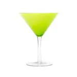 EZ Life Green Glass Tulip Glass Set 300 ml (Set of 2) Pack of 1