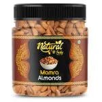 natural n Tasty Natural Dried Big Size Mamra Almonds  Gluten Free Dry Fruit A Grade Irani Badam Giri| Quality Nuts| Healthy Party Snack Extra Crunch (Jar Pack 500 gram)