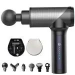 WellNEX Mini S Massage Gun for Muscles Deep Tissue, Quiet Glide Technology with 5 Speeds, Black