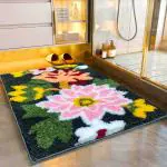 Roseate Nature Super Soft Mat (40x60 cm) Super Absorbent Anti Skid Door Mats for Home/Bathroom/Bedroom/Kitchen/Floor Mat (Pack of 1) Grey