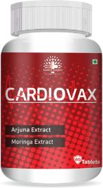 Healthy Nutrition -Just for the Health of it Natural Cardiovax with Arjuna and Moringa Extract Vegan-60 tablets