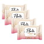 Coconut Intimate Wipes Protects Against Odour, Dryness, Itchiness & Irritation, Balances pH, for Daily Use, Dermatologically Tested (10-Wipes) - Pack of 4