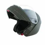 Studds Ninja Elite SUPER Flip Up Full Face Helmet (Military Green, L)