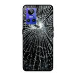 Qrioh Cracked Design Glass Case for Realme GT Neo3