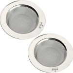 POLOSTAR Stainless Steel Sink Strainer Kitchen Drain Basin Basket Filter Stopper Drainer/SS Sink Jali (4 Inch / 11 cm) Pack of 2