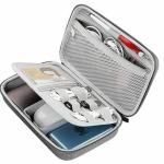 ProElite Shockproof Electronic Accessories Organizer, Travel Gadget Bag for Cables, USB Flash Drive, Hark Disk, Power bank case, Mouse, Power adapter, etc, Black