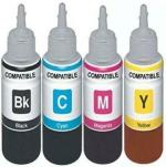 GPN PRINT Refill for Use In Brother J 430 625 6510 PrInters Compatible with Black and Tri Color Combo Ink Bottle (Pack of 4)