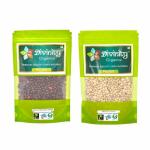 Divinity Organics | Combo Pack | Organic White Cowpea & Red Rajma Jammu (500g each)
