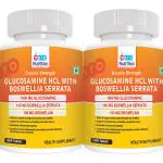 Pronutrition Glucosamine Hcl With Boswellia Bromelain Tablets - 120 Capsules (Pack of 2 )