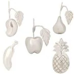 Osasbazaar Silver Fruits For Pooja/Festival (Pack of 5)