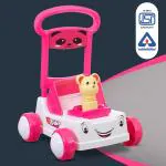 Dash First Step Sit-to-Stand Activity Baby Push Walker (9 Months to 18 Months, Pink)