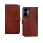 Jotech Vintage Flip Cover For Vivo Tecno Camon 19 Pro 5G - Brown