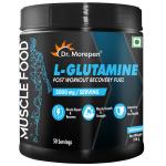 DR. MOREPEN Muscle Food L-Glutamine, Post Workout Supplement for Muscle Growth, Unflavoured - 250g