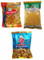 Thangapandiyan Thoothukudi Special Mixture (250 GM) + Thangapandian Omapodi (250 GM) + KS Karthik Kadalai Mittai (250GM) - 750 Grams