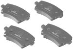 UNO MINDA BR1808 Brake Pad Rear for PASSAT (Set Of 4)