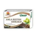 NEPROENT Sadhak Amla Reetha Shikakai Soap-Organic Herbal Hair Wash Soap-Ayurvedic Hair Cleansing Bar- Reetha Shikakai Hair Wash Soap-Natural Hair Cleanser Bar-Traditional Hair Shampoo Soap (Pack Of 12)