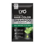 SHIVAMAX Lyo Hair Color Shampoo 01 Natural Black 30 Ml.