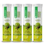Dr.VAIDYA'S New Age ayurved Immuni Charge, Natural Immunity Booster With Vitamin C, Amla & Zinc, Lemon Flavour (Pack Of 4, 15 Tablets Each)