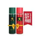 GANS COMBO PACK OF MEN MISTS SPORTS - LETS PLAY AND LETS RUN BODY MISTS - 150 ML EACH