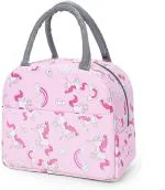 ShopiMoz Lunch Bags Small for Women (Pack of 2,Multicolor) Work,Student Kids to School,Thermal Cooler Tote Bag Picnic Organizer Storage Lunch Box Portable and Reusable