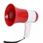 MME New Handheld Megaphone with Mic, Talk, Record, Music, Siren, USB, Recorder, TF Card