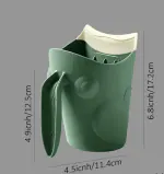 Adore Hair Shampoo Rinser for Toddlers Cute Frog Shape baby Rinse Cup-Green