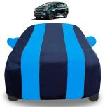 Auto Hub Car Cover Compatible with Mahindra Marazzo with Mirror Pockets, Triple Stitched, Navy, Blue, Water Resistant Car Body Cover