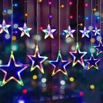 Party Propz Multicolor Acrylic Christmas Decoration Star Light