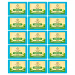 Ayusoul Ayurveda Khadi Herbal Natural Mint Bath Soap for Soothing & Natural Skin Pack of15