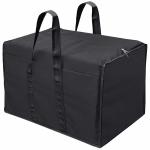 LIFE FEST Big 85 L Moisture Proof Clothes Nylon Storage Bag Organizer for Books Magazine, Stationery Paper, Document Toy Storage -(Black, 57x 36.8X 40.5 cm) Rectangular