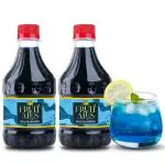 Dhampur Green Blueberry Mocktail Syrup, 600ml 2Pc x (300ml)