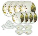 Inpro 16 Pcs Melamine Dinner Set (4 Full Plate, 4 Half Plate, 4 Bowl, 4 Spoon).Elevate your dining experience with our exquisite. Melamine Dinner Set-Melamine Dinnerware