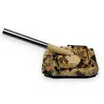 TLISMI Trendy Camouflage Printed Military Tank Shaped Pen Holder with Blue Gel Pen Army Weapons Styled Fancy Pen Stand Small Stationery Storage for Boys, Girls, Kids, Birthday, Party Gifts (Pack of 1)