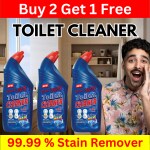 BLISS & BLUSH Toilet Cleaner blue 1500ml Plant Based, Eco-Friendly And Safe | No Bleach, No Acid Fumes, No Toxic Chemicals | Natural Germ Protection