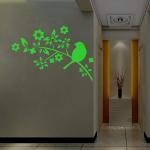 DreamKraft Green Vinyl Glow In The Dark Kids Room Decor Radium Sticker 42x30 cm